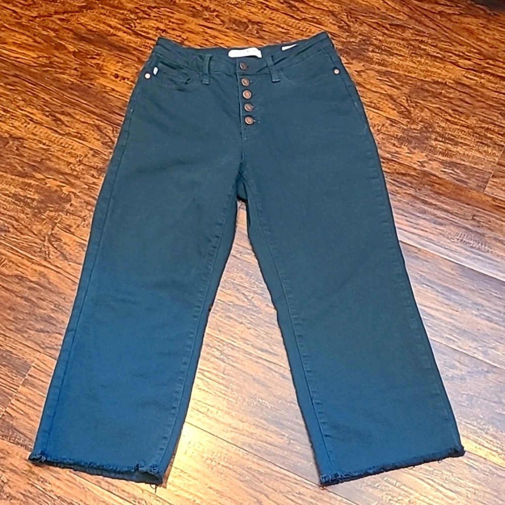 Judy Blue wide leg crop jeans